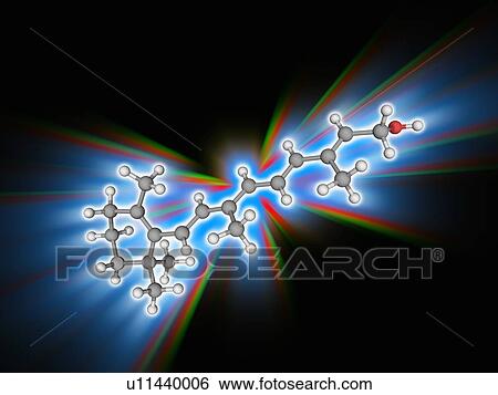 Retinol (vitamin A) organic compound molecule View Large Photo Image Stock Photograph - Retinol (vitamin A) organic compound molecule. Fotosearch