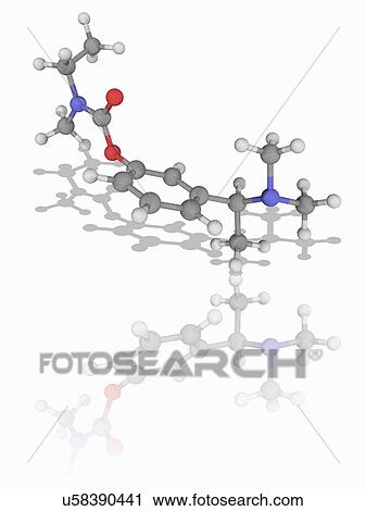 Rivastigmine drug molecule View Large Photo Image Stock Image - Rivastigmine drug molecule. Fotosearch