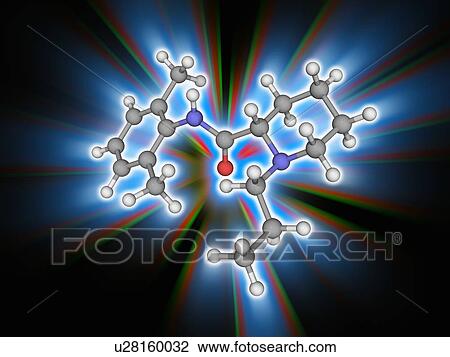 Ropivacaine drug molecule View Large Photo Image Stock Image - Ropivacaine drug molecule. Fotosearch