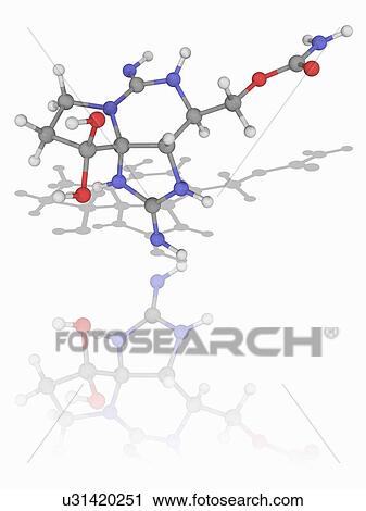 Stock Image - Saxitoxin neurotoxin molecule. Fotosearch