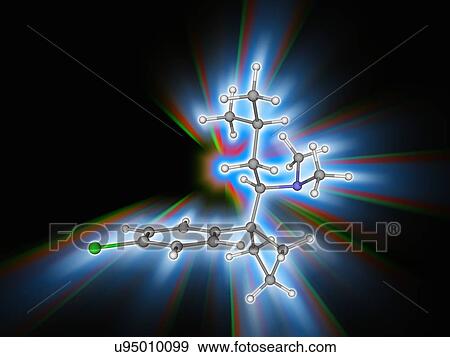 Stock Photo - Sibutramine drug molecule. Fotosearch