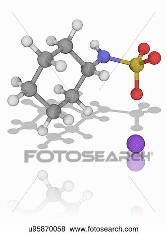 Sodium cyclamate organic compound molecule View Large Photo Image Stock Photo - Sodium cyclamate organic compound molecule. Fotosearch
