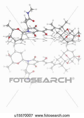 Stock Photo - Streptolydigin drug molecule. Fotosearch