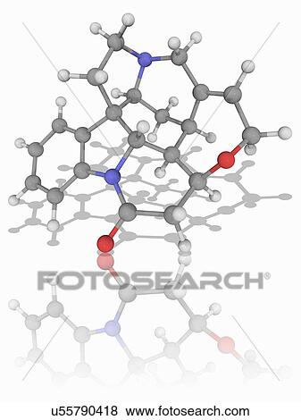 Strychnine organic compound molecule View Large Photo Image Stock Photo - Strychnine organic compound molecule. Fotosearch