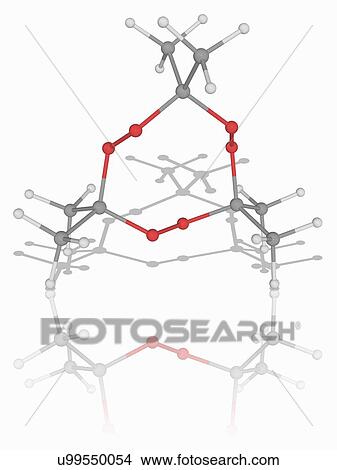 TATP triacetone triperoxide molecule View Large Photo Image Picture - TATP triacetone triperoxide molecule. Fotosearch