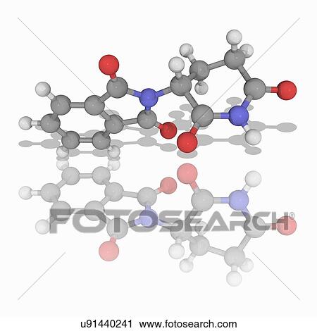 Thalidomide drug molecule View Large Photo Image Stock Image - Thalidomide drug molecule. Fotosearch