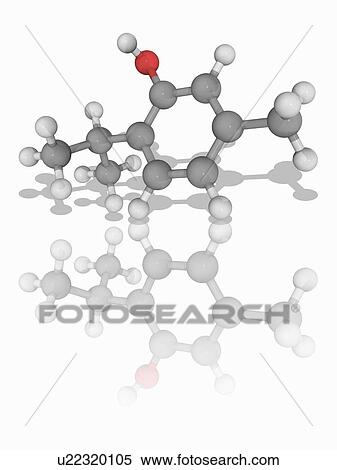 Thymol organic compound molecule View Large Photo Image Stock Photography - Thymol organic compound molecule. Fotosearch