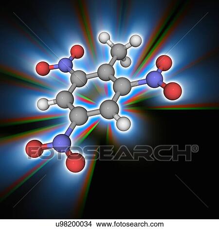 TNT organic compound molecule View Large Photo Image Picture - TNT organic compound molecule. Fotosearch