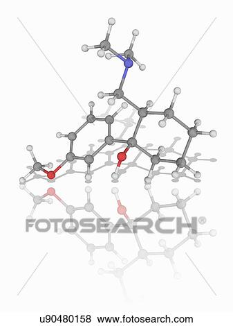 Tramadol drug molecule View Large Photo Image Stock Photo - Tramadol drug molecule. Fotosearch