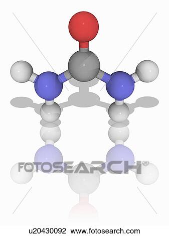 Stock Image - Urea organic compound molecule. Fotosearch