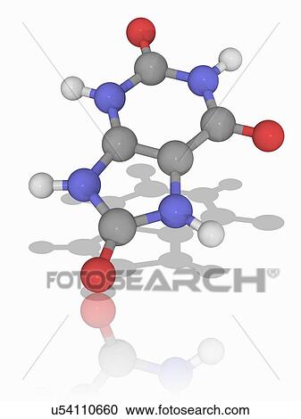 Uric acid organic compound molecule View Large Photo Image Stock Image - Uric acid organic compound molecule. Fotosearch