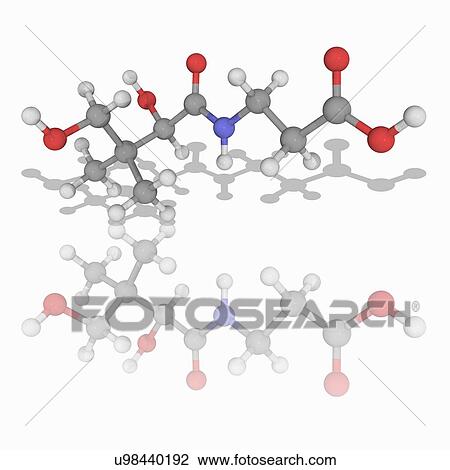 Vitamin B5 (pantothenic acid) molecule View Large Photo Image Stock Image - Vitamin B5 (pantothenic acid) molecule. Fotosearch
