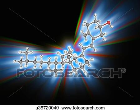 Vitamin D3 organic compound molecule View Large Photo Image Stock Image - Vitamin D3 organic compound molecule. Fotosearch