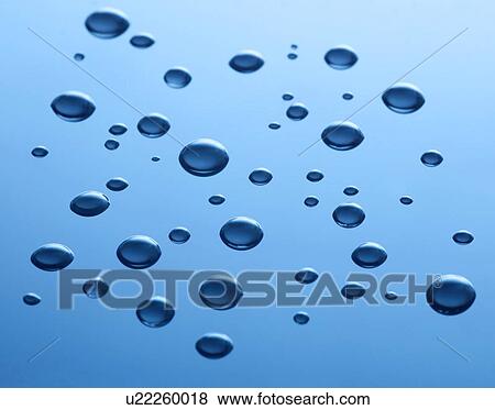 Stock Photo - Water droplets. Fotosearch