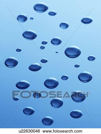 Stock Photograph - Water droplets. Fotosearch