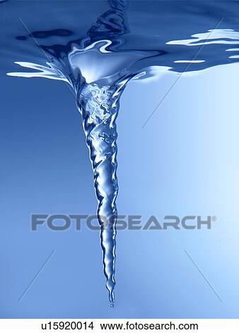 Picture - Water vortex. Fotosearch