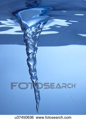 Stock Photograph - Water vortex. Fotosearch