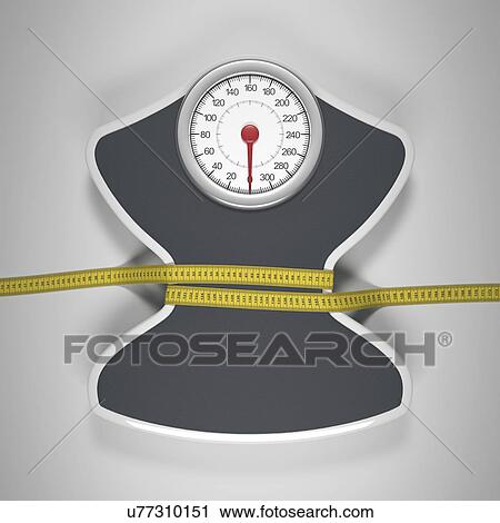 Stock Image - Weighing scales. Fotosearch