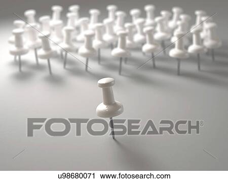 White push pin View Large Photo Image Stock Image - White push pin. Fotosearch
