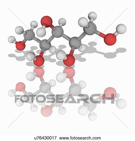 Xylitol organic compound molecule View Large Photo Image Stock Photo - Xylitol organic compound molecule. Fotosearch