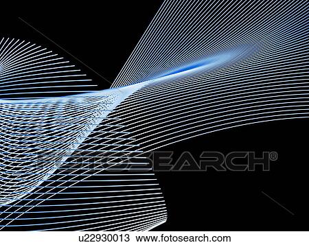 Stock Image - Abstract line pattern. Fotosearch