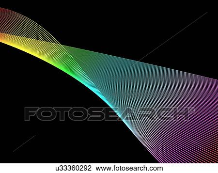 Stock Image - Abstract line pattern. Fotosearch
