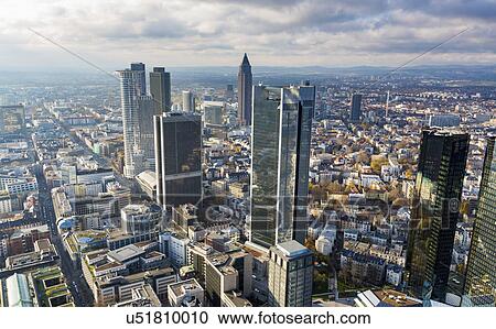 Aerial view of Frankfurt, Germany View Large Photo Image Stock Image - Aerial view of Frankfurt, Germany. Fotosearch