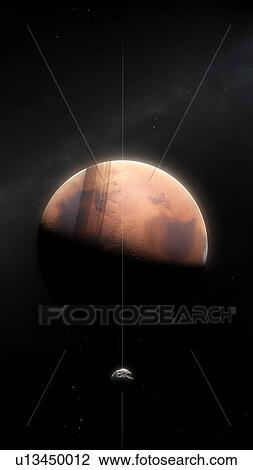 Artwork of a ring around Mars View Large Photo Image Stock Image - Artwork of a ring around Mars. Fotosearch