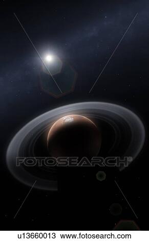 Artwork of a ring around Mars View Large Photo Image Stock Image - Artwork of a ring around Mars. Fotosearch