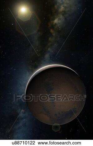 Artwork of Planet Mars View Large Photo Image Stock Image - Artwork of Planet Mars. Fotosearch