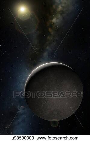 Stock Image - Artwork of Planet Mercury. Fotosearch