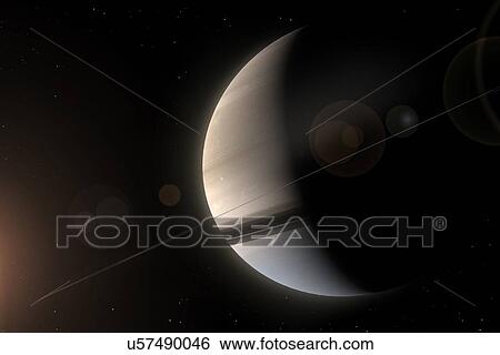 Stock Photograph - Artwork of Saturn. Fotosearch
