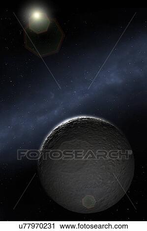 Artwork of Saturn's Moon Mimas View Large Photo Image Stock Image - Artwork of Saturn's Moon Mimas. Fotosearch