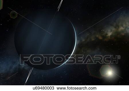 Artwork of Uranus View Large Photo Image Stock Image - Artwork of Uranus. Fotosearch