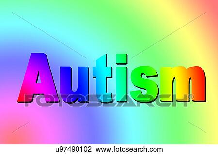 Stock Image - Autism spectrum, conceptual illustration. Fotosearch