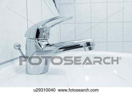 Bathroom tap View Large Photo Image Stock Image - Bathroom tap. Fotosearch