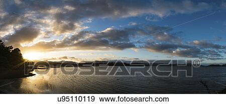 Bay in New Zealand View Large Photo Image Stock Photo - Bay in New Zealand. Fotosearch