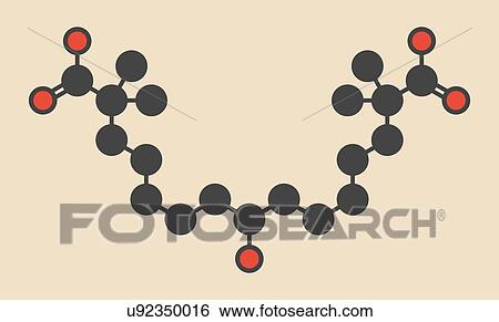 Stock Photograph - Bempedoic acid drug molecule, illustration. Fotosearch