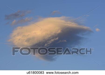 Stock Image - Blue sky with cloud. Fotosearch