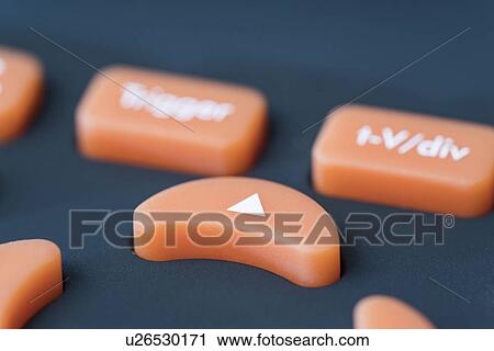 Stock Image - Buttons on an electronic device. Fotosearch
