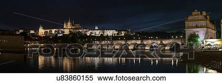 Charles Bridge, Prague View Large Photo Image Stock Photography - Charles Bridge, Prague. Fotosearch