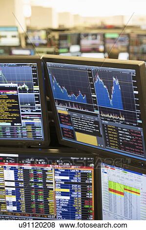 Stock Photo - Close up of computer monitor. Fotosearch