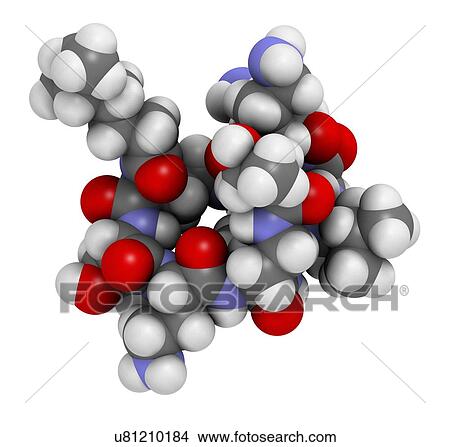 Colistin antibiotic drug molecule, illustration View Large Photo Image Picture - Colistin antibiotic drug molecule, illustration. Fotosearch