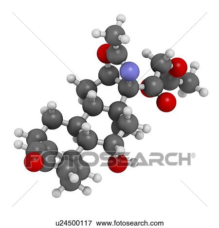 Stock Photo - Deflazacort molecule, illustration. Fotosearch