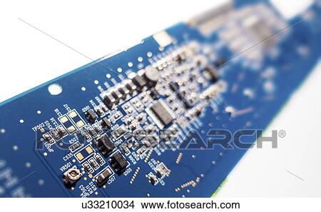 Picture - Electronic circuit board. Fotosearch