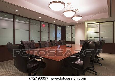 Empty conference room View Large Photo Image Stock Photo - Empty conference room. Fotosearch