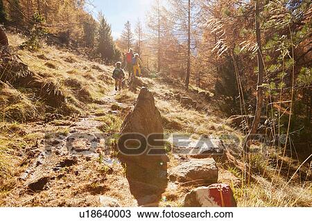 Family hiking, rear view, Schnalstal, South Tyrol, Italy View Large Photo Image Stock Image - Family hiking, rear view, Schnalstal, South Tyrol, Italy. Fotosearch