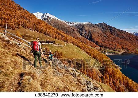Family hiking, rear view, Schnalstal, South Tyrol, Italy View Large Photo Image Stock Image - Family hiking, rear view, Schnalstal, South Tyrol, Italy. Fotosearch