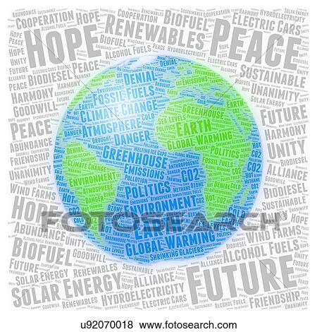 Global Warning Word Cloud View Large Photo Image Stock Photo - Global Warning Word Cloud. Fotosearch