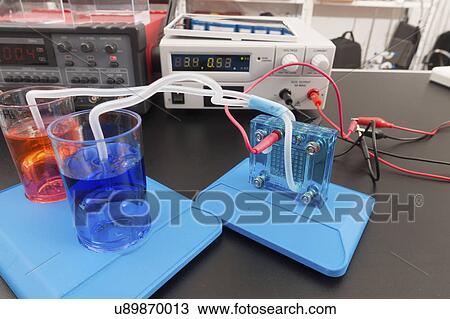 Stock Image - Hydrogen fuel cell. Fotosearch
